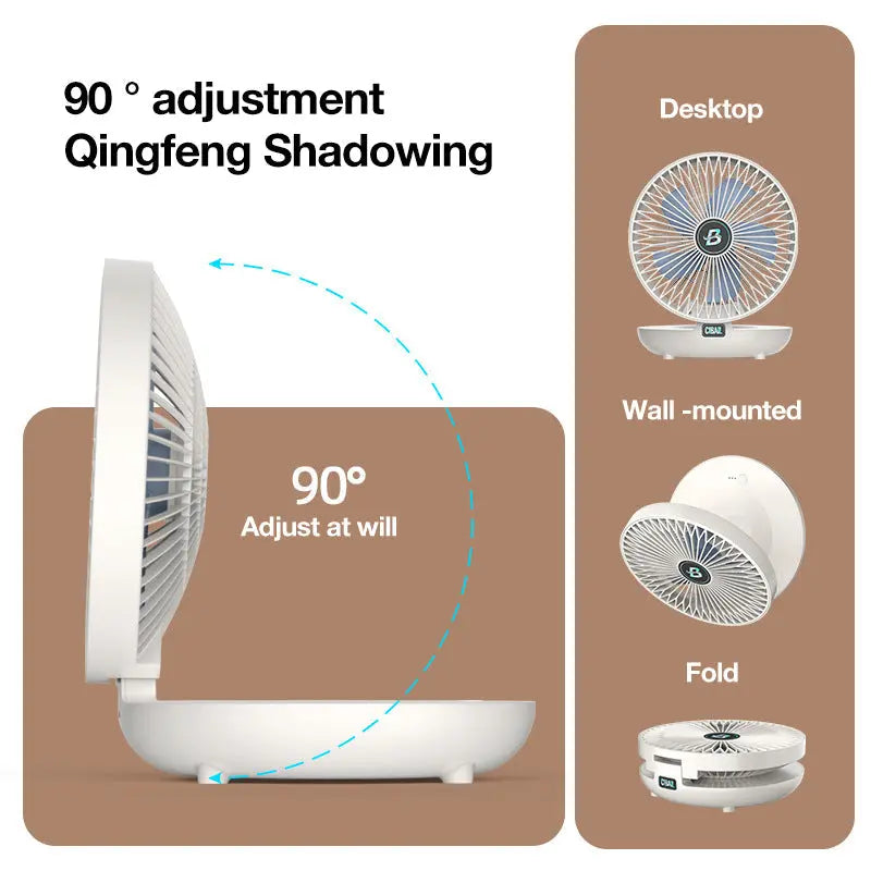 Compact Dual Function Wall Table Fan