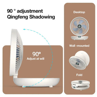 Compact Dual Function Wall Table Fan