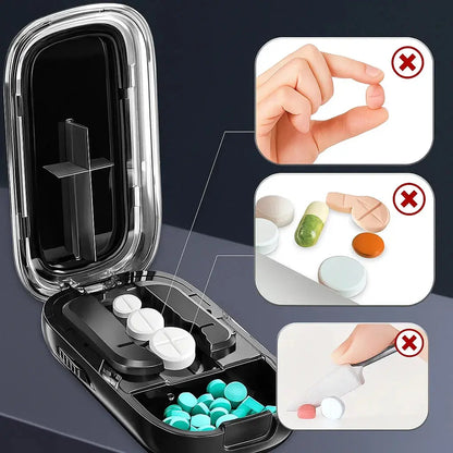 Easy Use Pill Splitter with Sharp Cutting Blade - Cofik