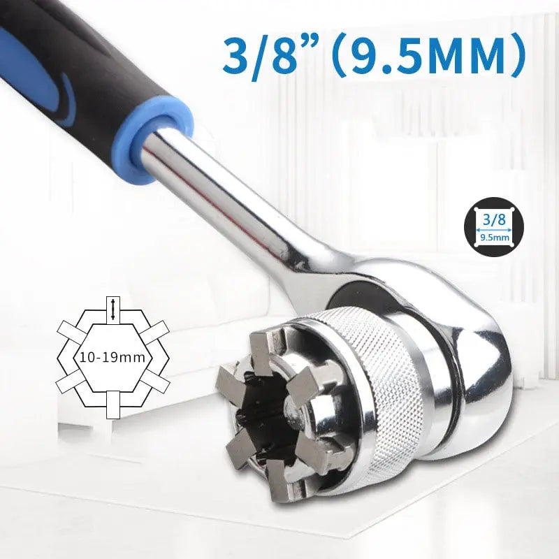 Versatile Socket Wrench Set 10-19mm for Easy Fixes