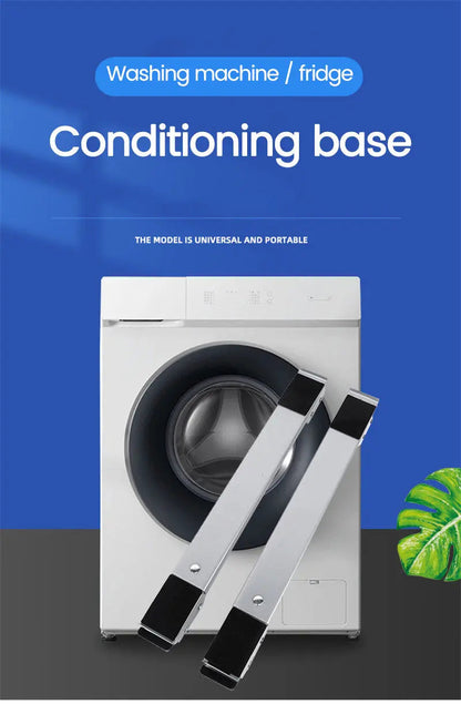 Portable Rollaway Washing Machine Pedestal with Casters