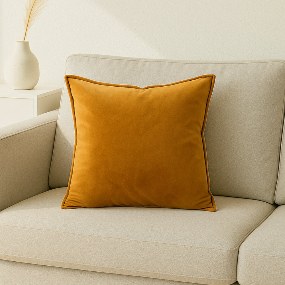 Soft Grey Velvet Pillow Cover 18x18 - Cofik