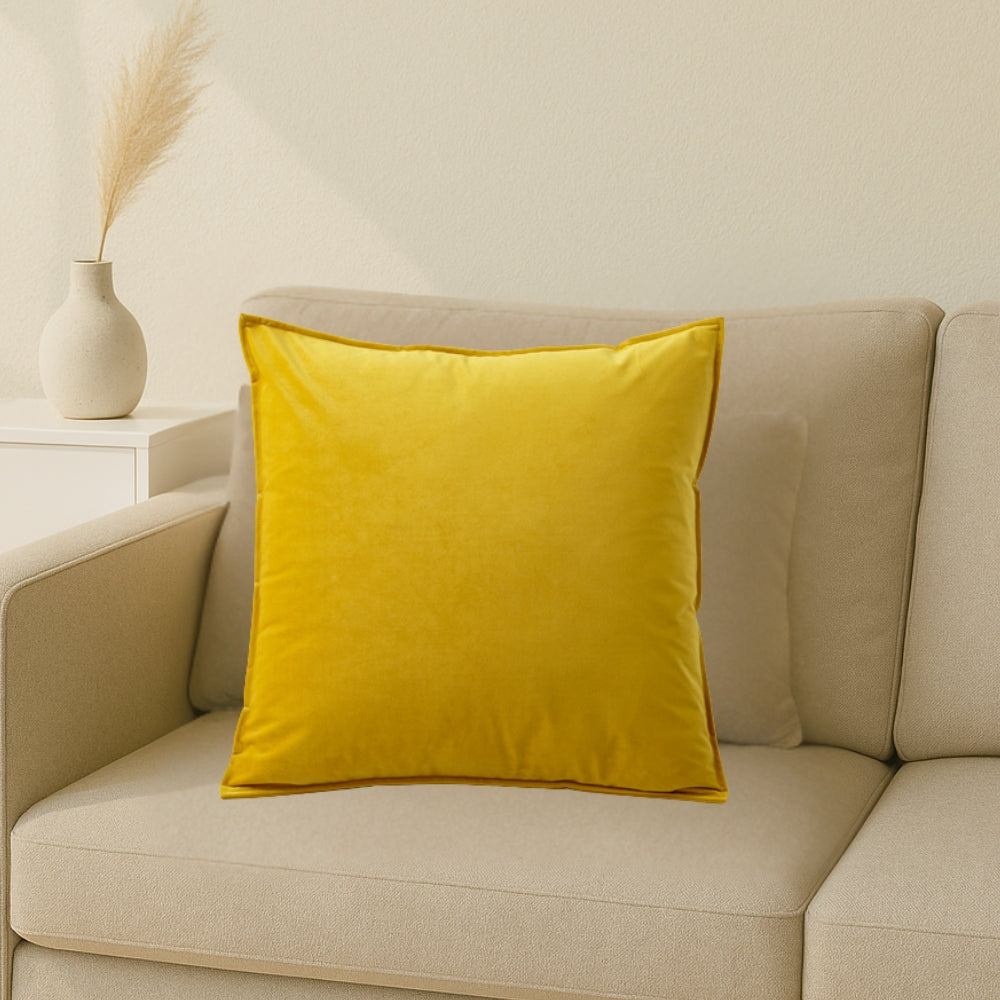Soft Grey Velvet Pillow Cover 18x18