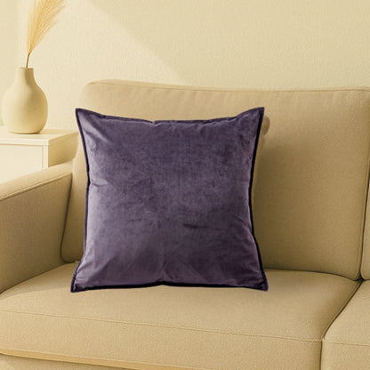 Soft Grey Velvet Pillow Cover 18x18