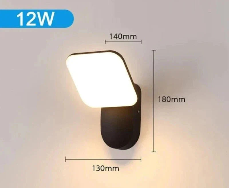 Bright Outdoor Motion Sensor LED Porch Light