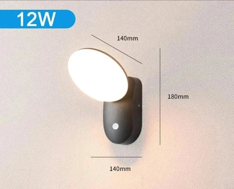 Bright Outdoor Motion Sensor LED Porch Light