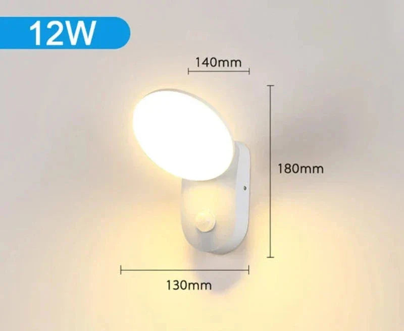 Bright Outdoor Motion Sensor LED Porch Light