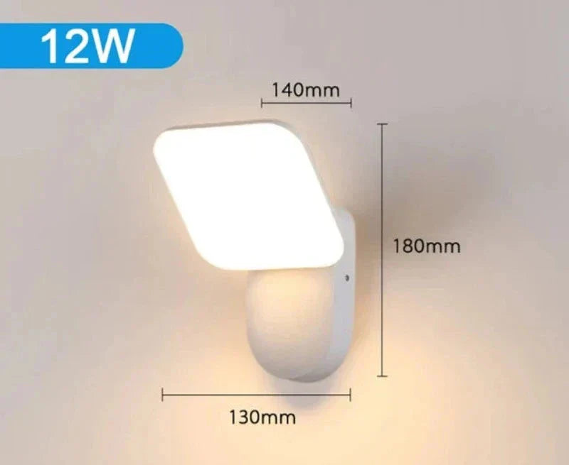 Bright Outdoor Motion Sensor LED Porch Light