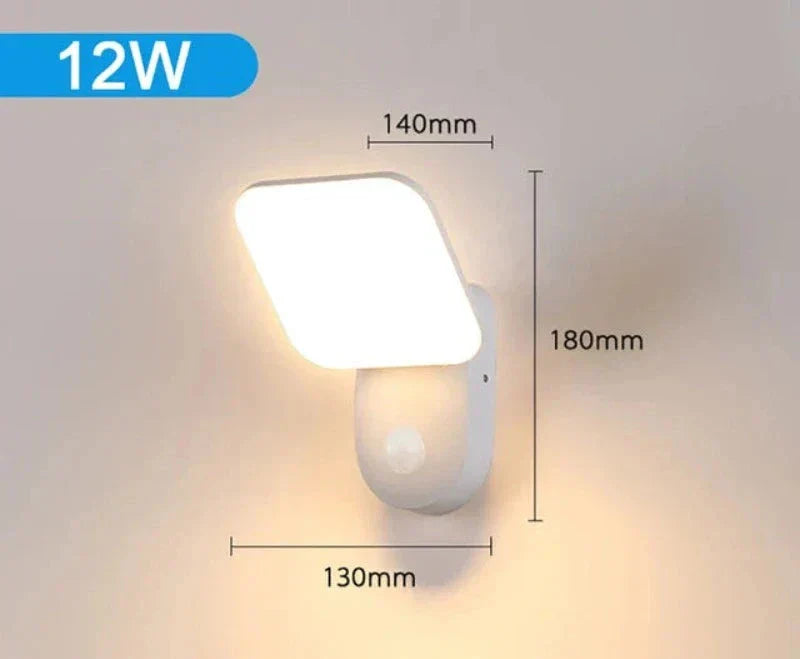 Bright Outdoor Motion Sensor LED Porch Light