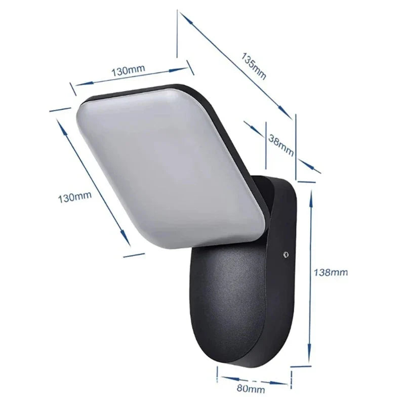 Bright Outdoor Motion Sensor LED Porch Light