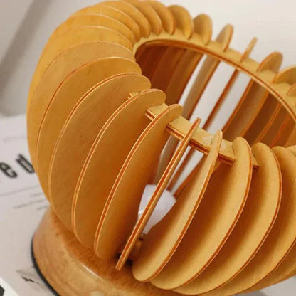 Flexible Wooden Desk Lamp