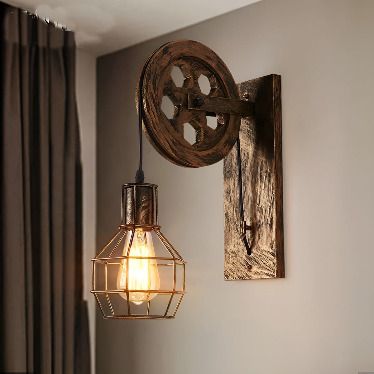 Modern Industrial Style LED Wall Light
