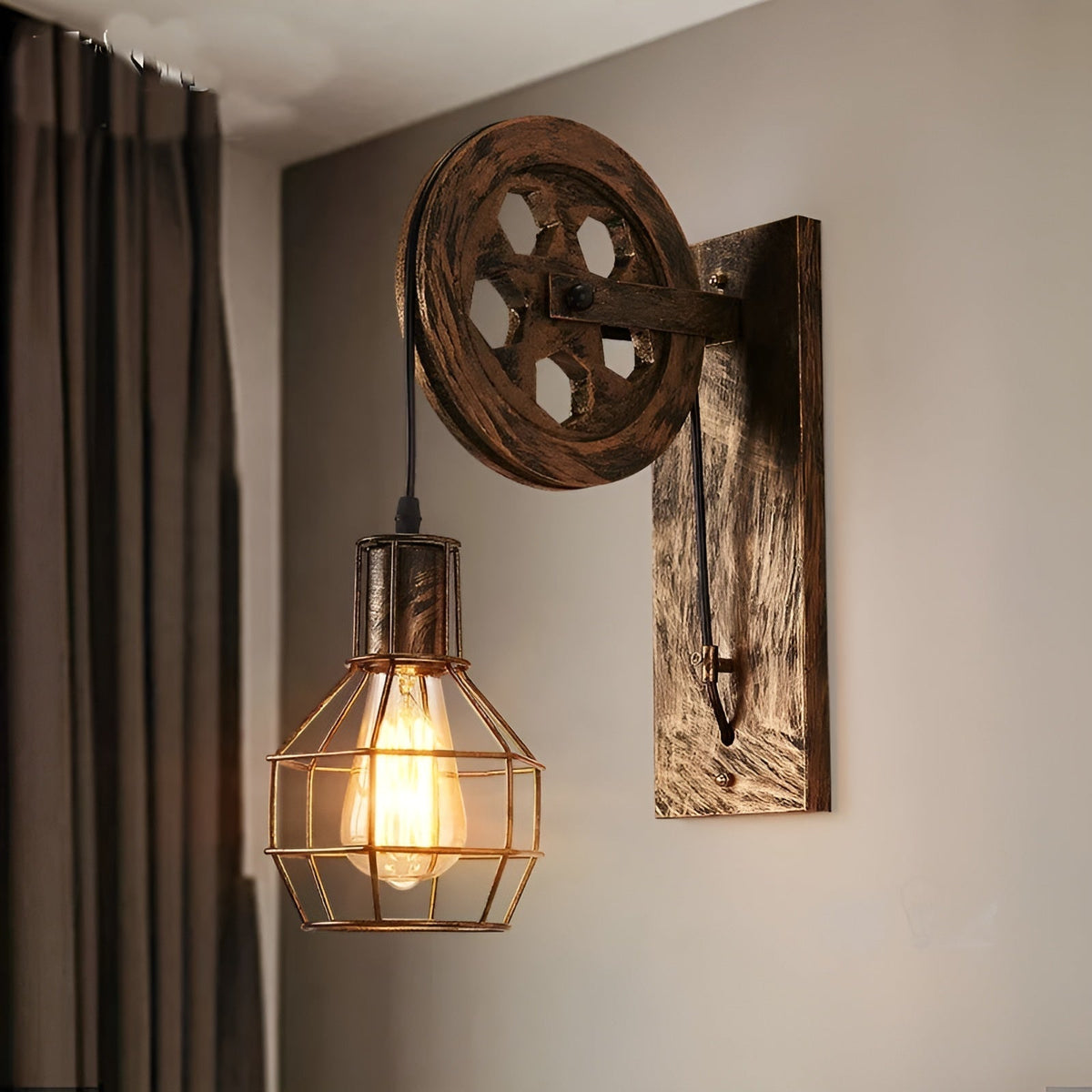Modern Industrial Style LED Wall Light