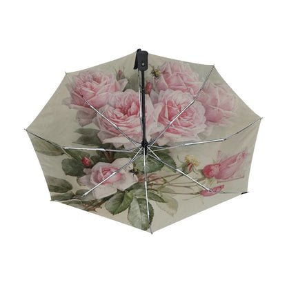 Compact Water Resistant Flower Umbrella