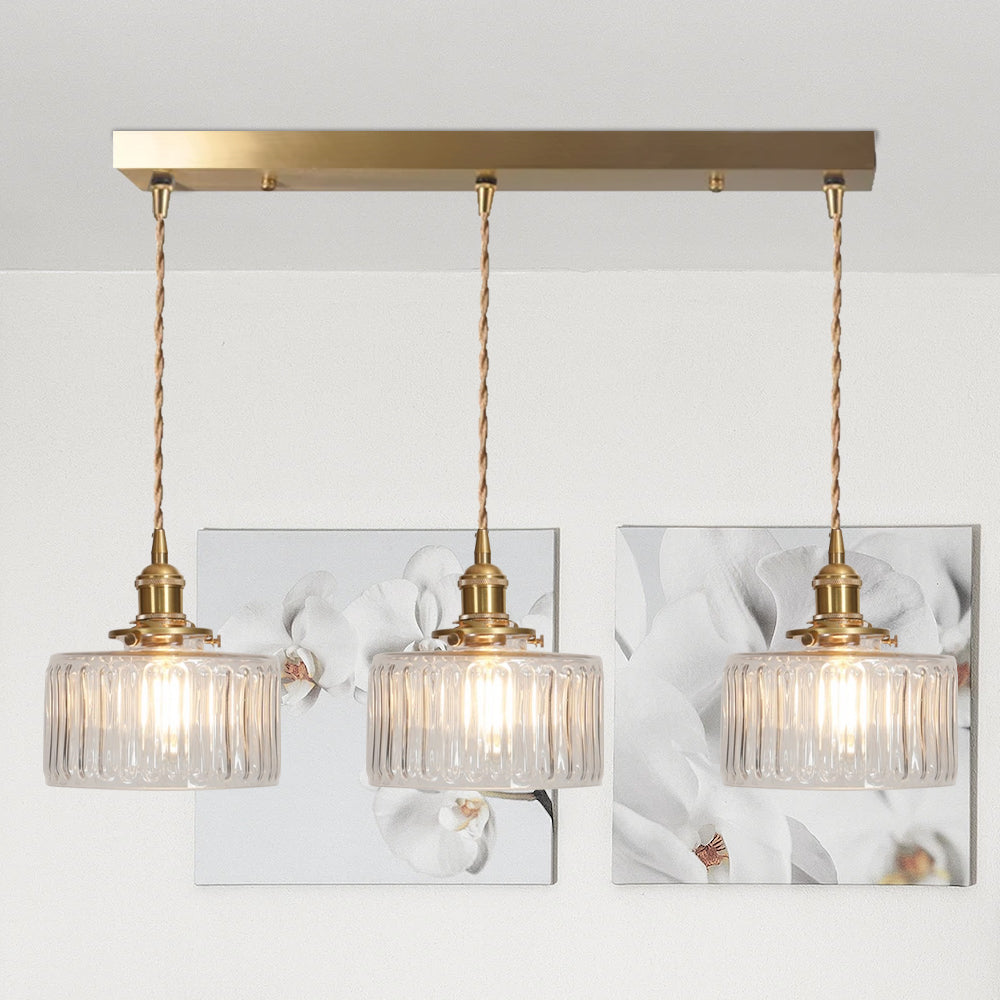 Classic Elegant Glass Drop Pendant Light