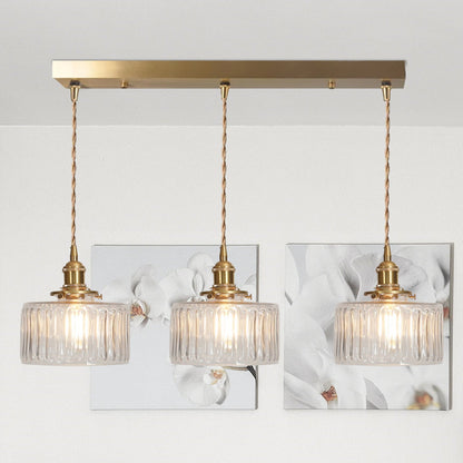 Classic Elegant Glass Drop Pendant Light