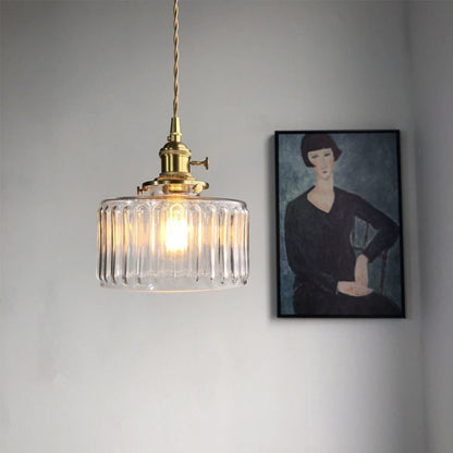 Classic Elegant Glass Drop Pendant Light