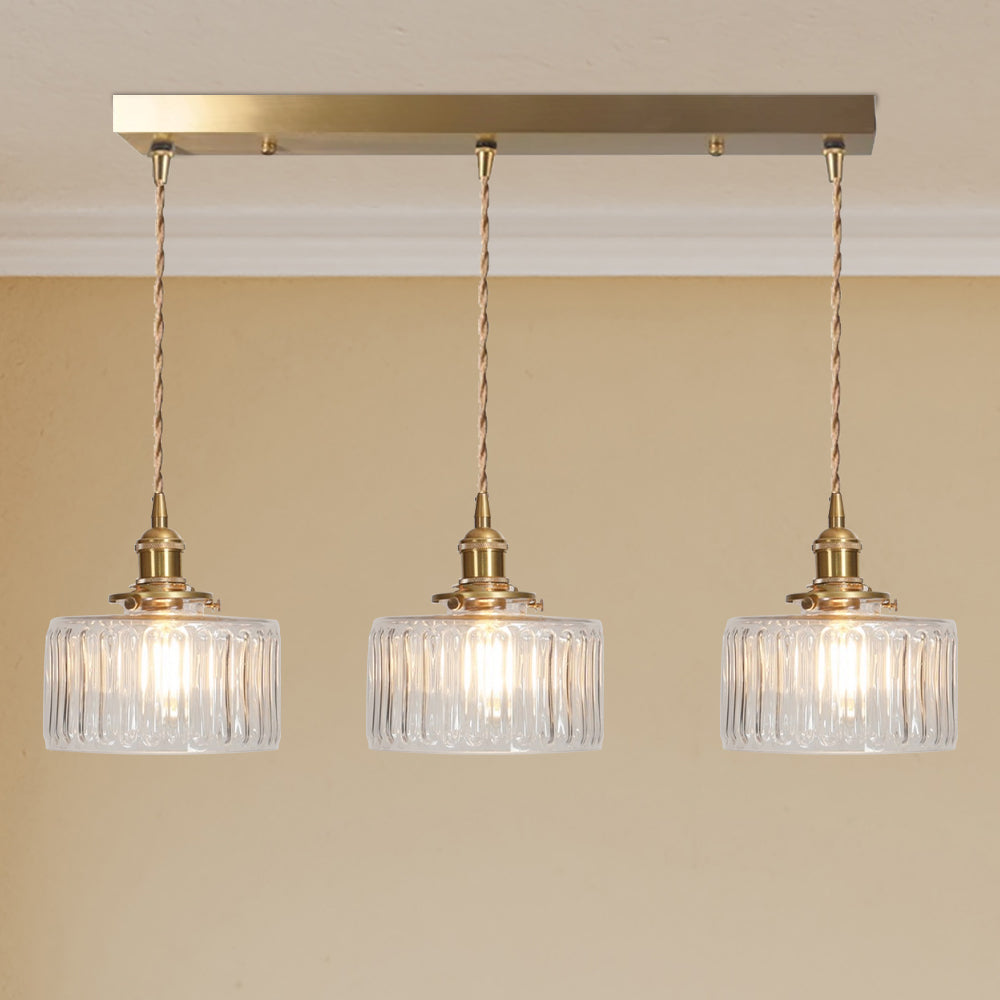 Classic Elegant Glass Drop Pendant Light