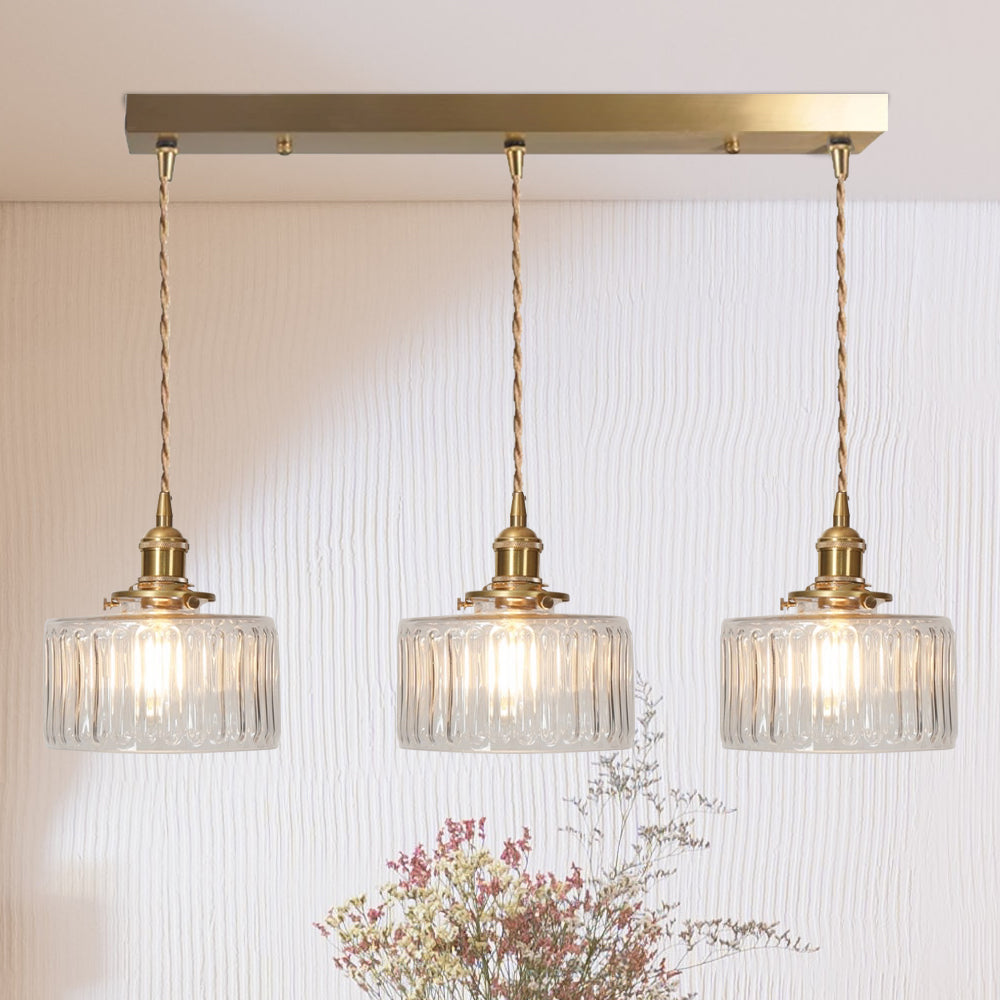 Classic Elegant Glass Drop Pendant Light