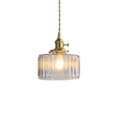 Classic Elegant Glass Drop Pendant Light