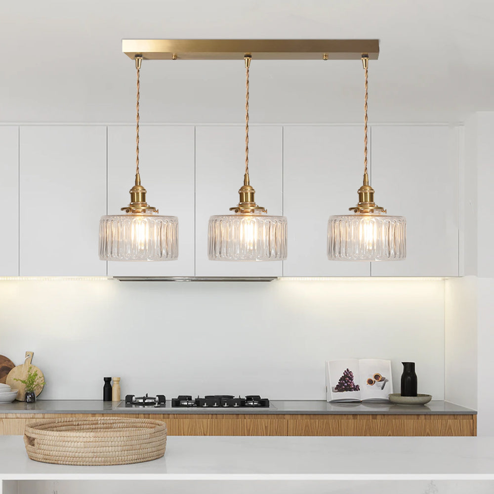 Classic Elegant Glass Drop Pendant Light
