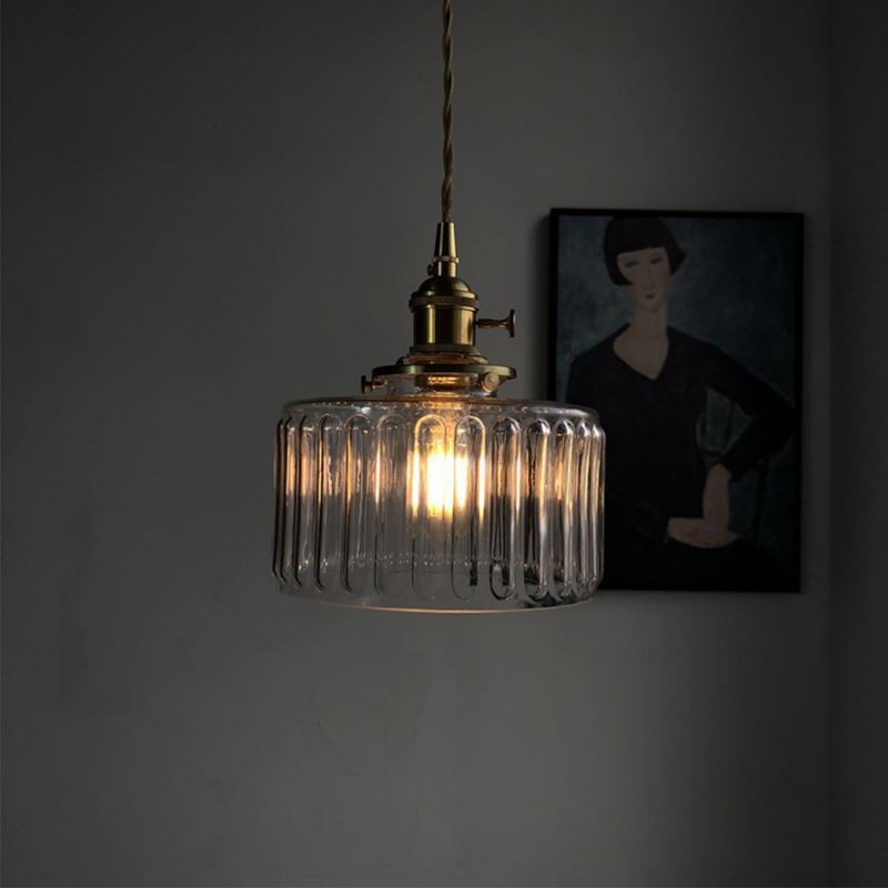 Classic Elegant Glass Drop Pendant Light