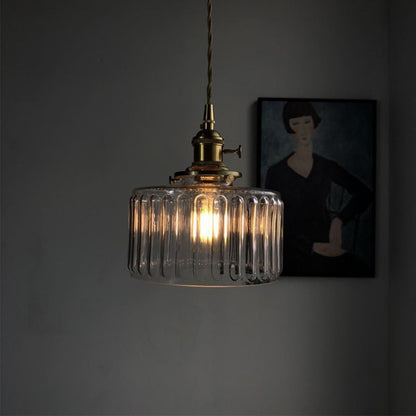 Classic Elegant Glass Drop Pendant Light