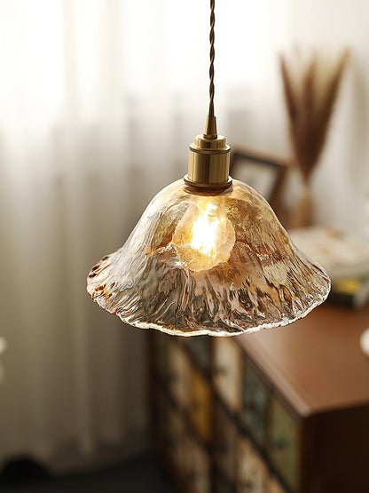 Retro Style Glass Hanging Pendant Light