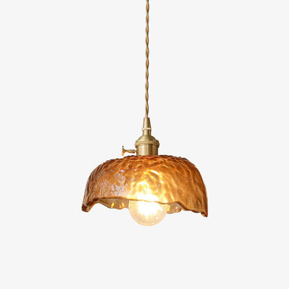 Retro Style Glass Hanging Pendant Light