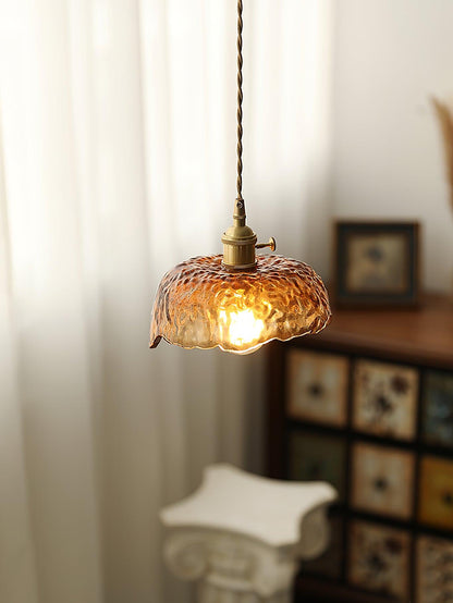 Retro Style Glass Hanging Pendant Light