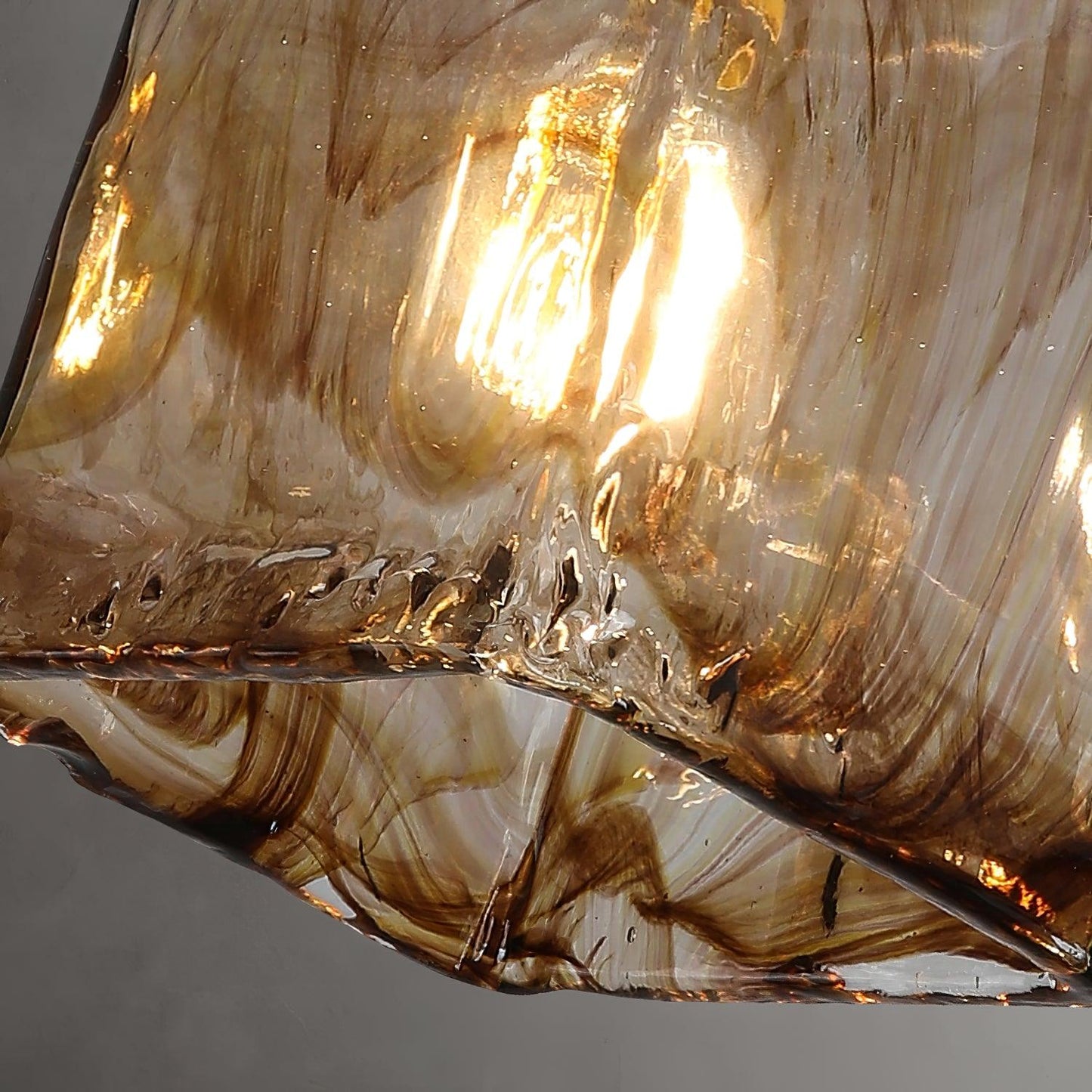 Retro Style Glass Hanging Pendant Light