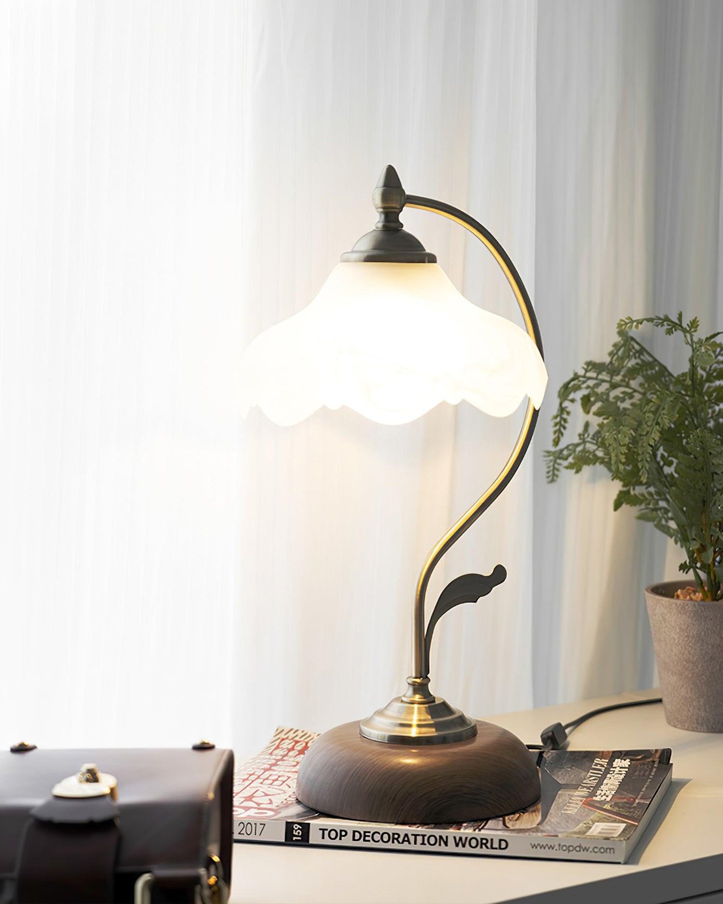 Retro Bronze Office Desk Light