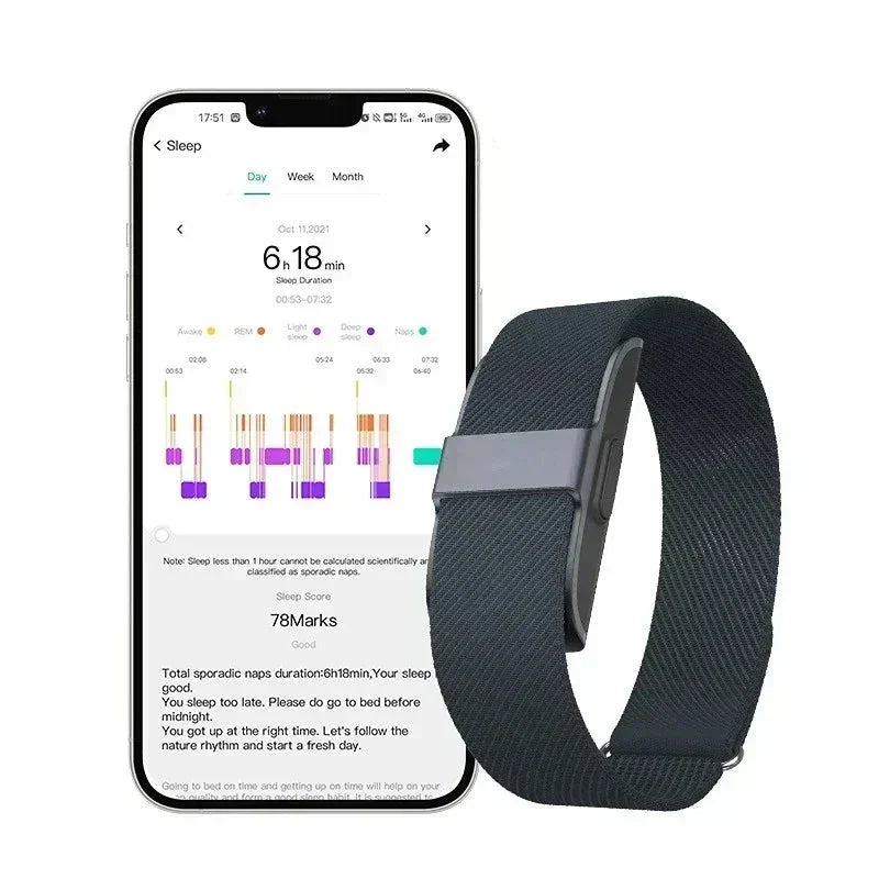 Slim Fitness Tracker with Heart Rate Monitor