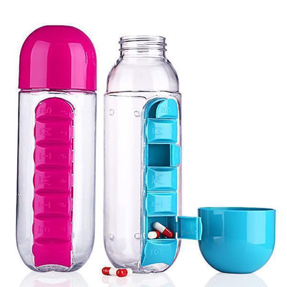 Daily Supplement Plastic Water Bottle