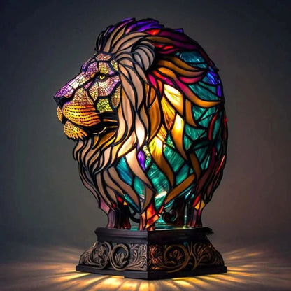 Decorative Animal Print Table Lamp for Home Accent