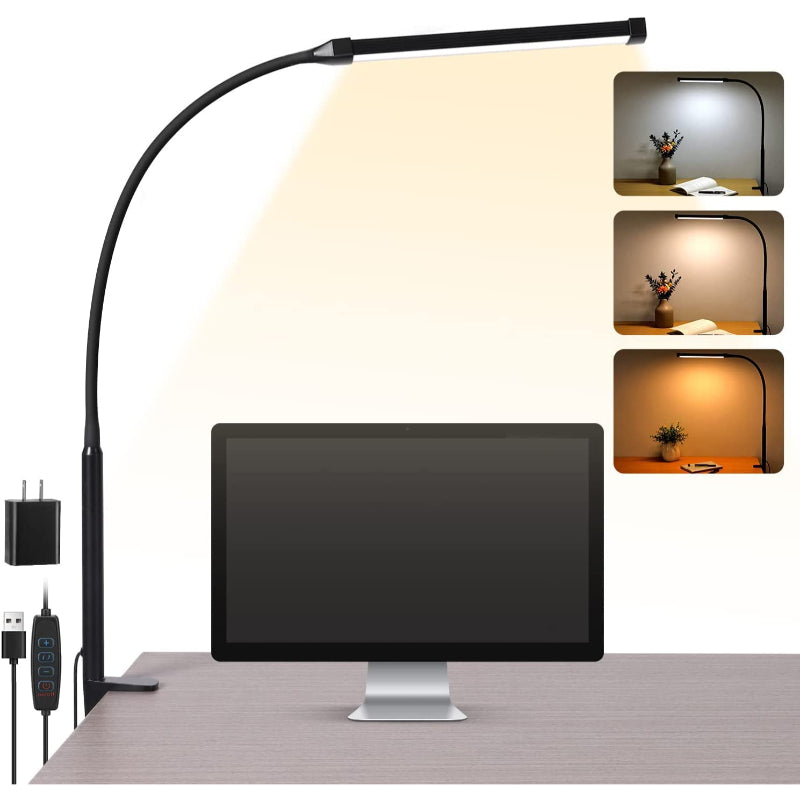 Bright Adjustable Desk Light with USB Port - Cofik