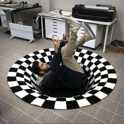 Stylish Optical Area Rug - Cofik