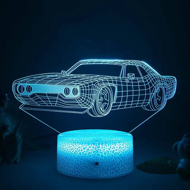 Colorful Kids Night Lamp with USB Charger