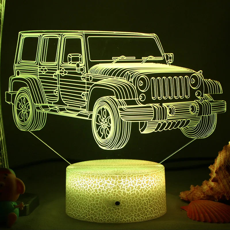 Colorful Kids Night Lamp with USB Charger