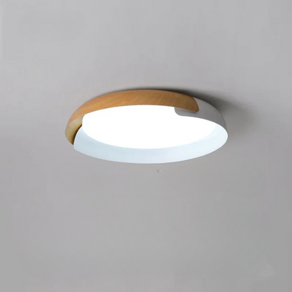 Natural Wood Bedroom Ceiling Light