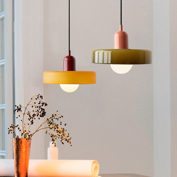 Colorful Glass Drop Pendant Lighting