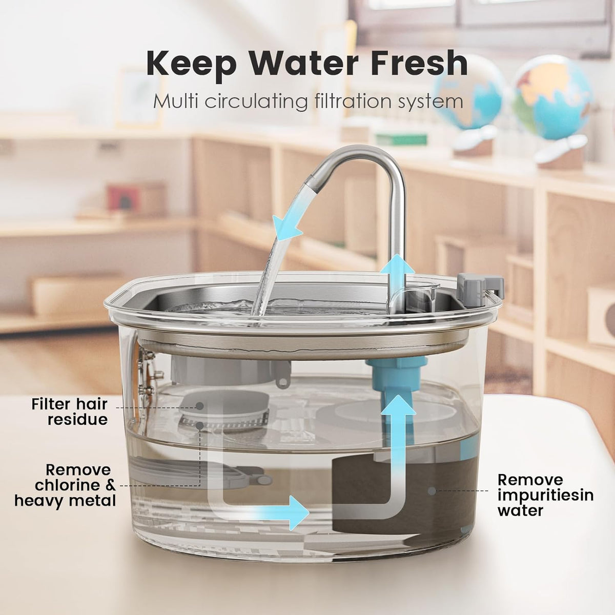 Large Capacity Stainless Steel Water Dispenser