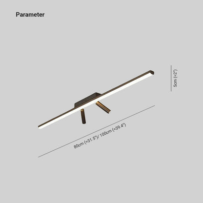 Sleek LED Linear Ceiling Light Fixtures