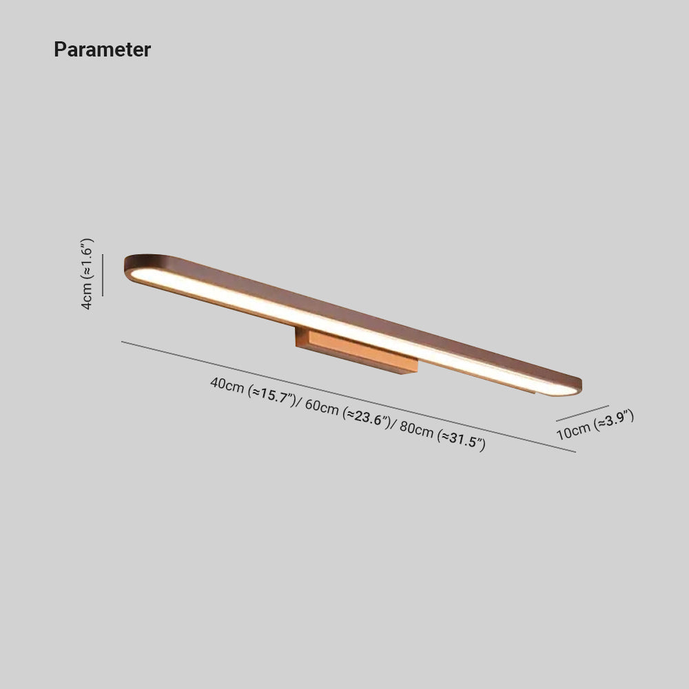 Sleek Gold Metal Wall Lamp