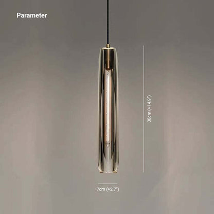 Sleek Glass Pendant Ceiling Light Fixture