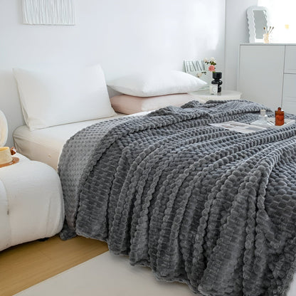 Soft Plush Fleece Blanket for Cozy Home Decor - Cofik