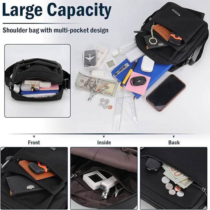 Waterproof Anti-Theft Men's Crossbody Bag