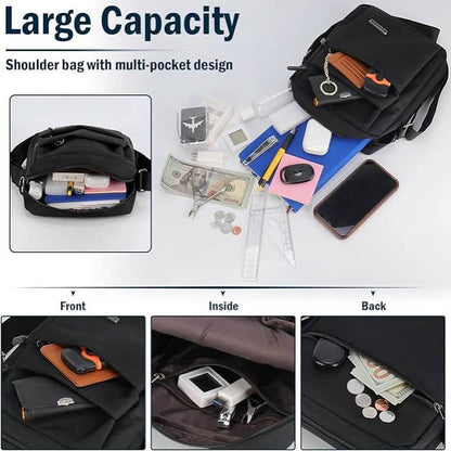Waterproof Anti-Theft Men's Crossbody Bag