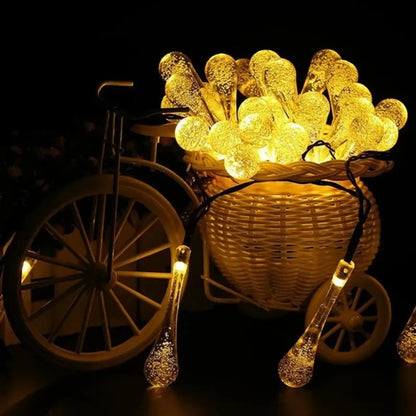 Outdoor Solar String Lights Waterproof LED Garden Decor