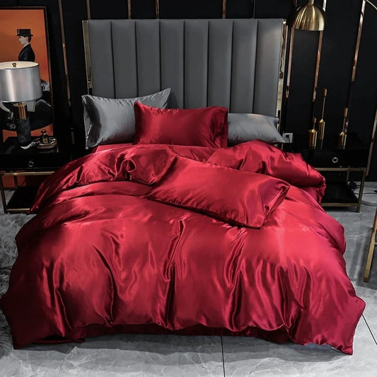 Luxurious 6-Piece Silk Bed Sheet Set - Cofik